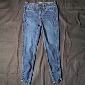 White House Black Market The Skinny Crop High-Rise Women's Blue Jeans Size 0L